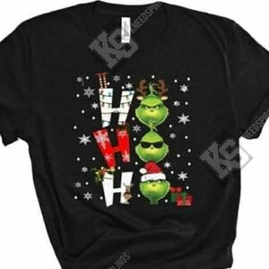 Ho‎ Ho Ho Grinch Christmas Tee